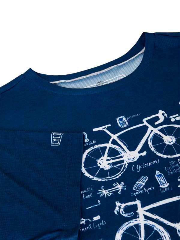 Bike Maths Technical T-Shirt - Cycology Clothing US