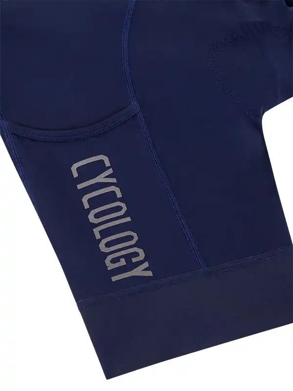 Cycology Men's Cargo Bib Shorts Navy - Cycology Clothing US