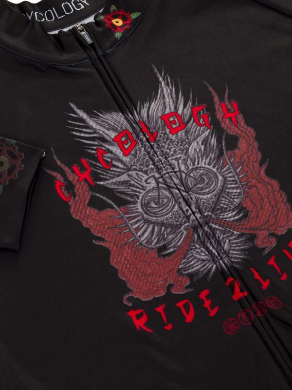 Dragon Men's Long Sleeve Jersey - Cycology Clothing US