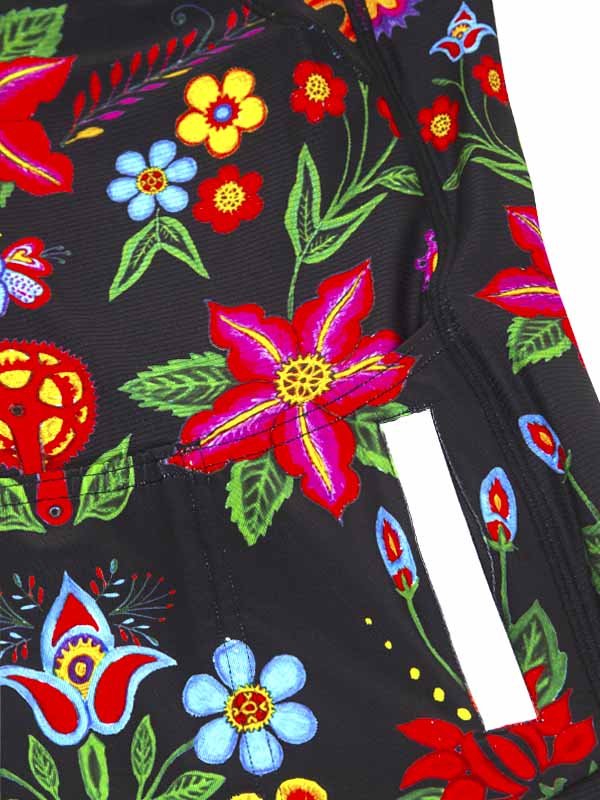 Frida (Black) Sleeveless Cycling Jersey - Cycology Clothing US