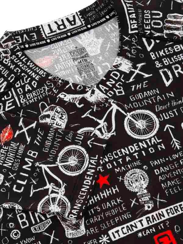 Graffiti MTB Jersey - Cycology Clothing US