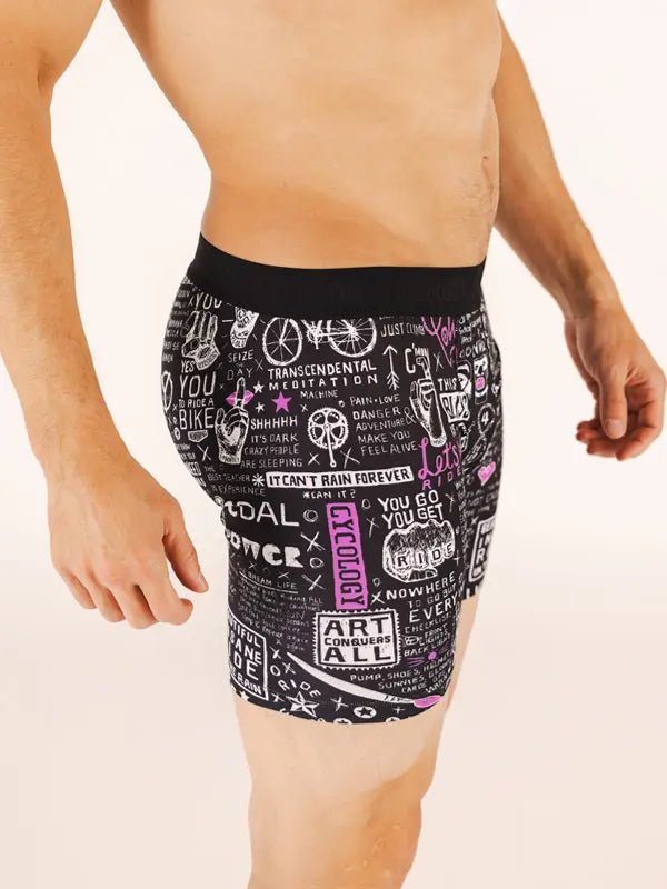 Graffiti Performance Boxer Briefs - Cycology Clothing US