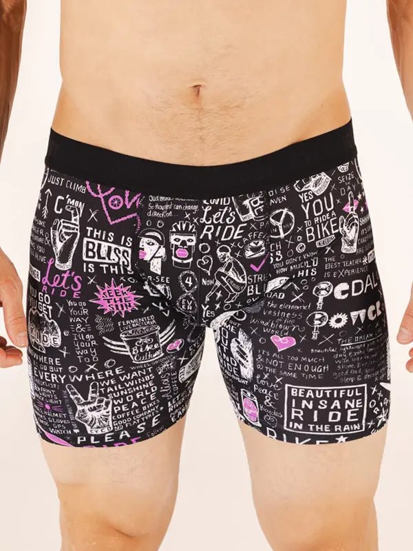 Graffiti Performance Boxer Briefs - Cycology Clothing US