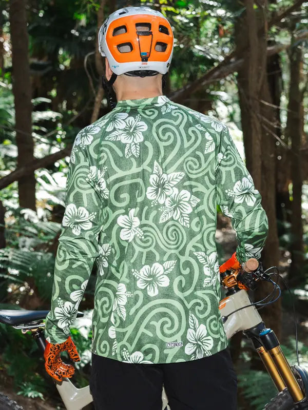 Koa Men's Long Sleeve Mountain Bike Jersey Back 