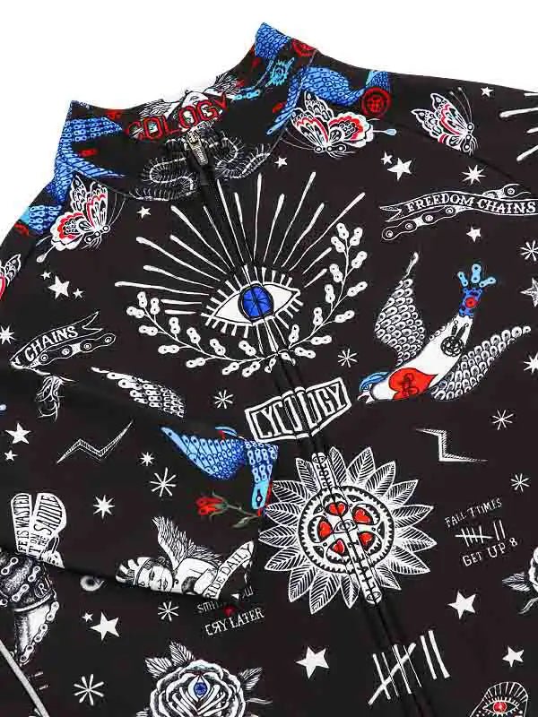 Tattoo Men's Long Sleeve Jersey - Cycology Clothing US