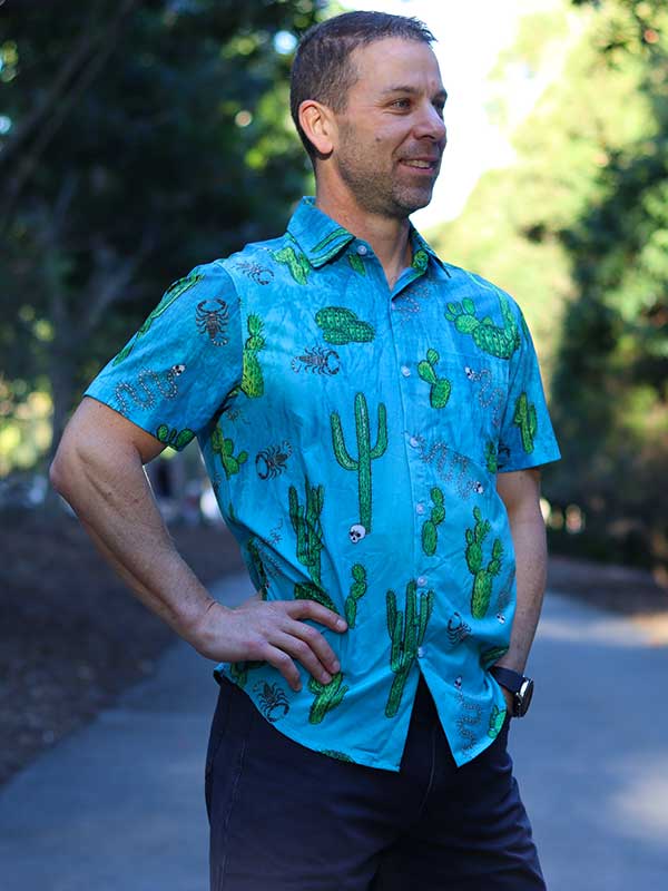 Totally Cactus Gravel Shirt - Cycology Clothing US