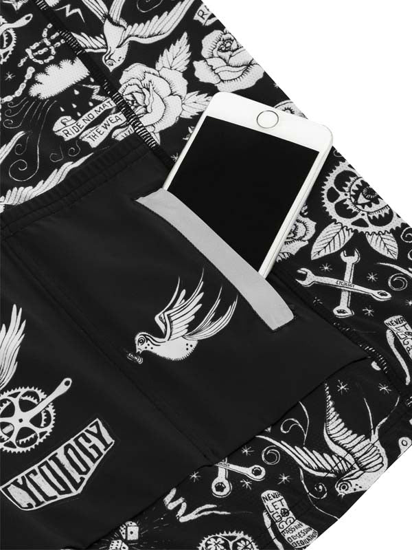Velo Tattoo Lightweight Long Sleeve Summer Jersey - Cycology Clothing US