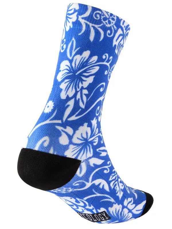 Waimea Blue Cycling Socks - Cycology Clothing US