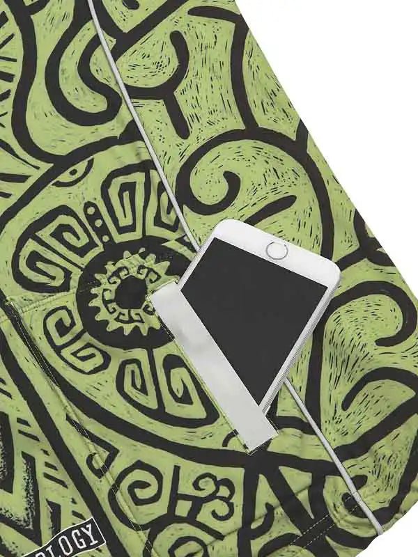 Zanzibar Green Men's Long Sleeve Jersey - Cycology Clothing US