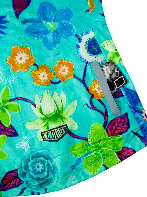 Aloha Aqua Women's Reborn Cycling Jersey Pockets  Cycology USA