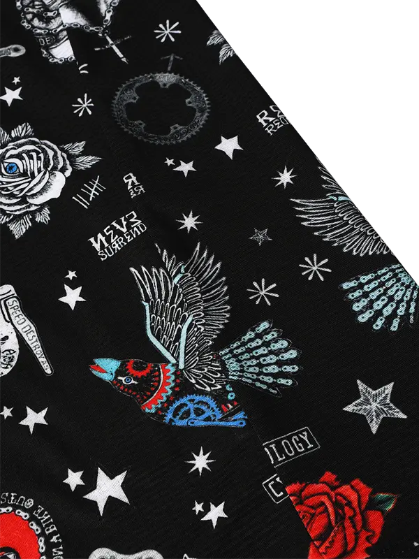 Tattoo Black Men's Sleeveless Cycling Base Layer Cycology USA