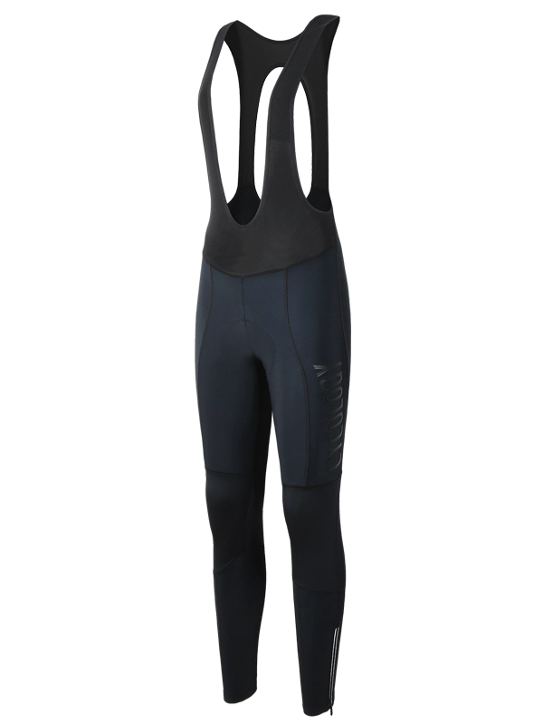 Cycology Black Women's Quick Pee Cycling Bib Tights side 